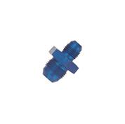 Aluminum Flare Reducer Adapter, Blue, -3 AN to -4 AN