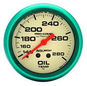 Auto Meter 4541 Ulta Nite Mechanical Oil Temperature Gauge