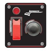 Longacre 44863 Aluminum Flip-Up Ignition Start Panel w/ Pilot Light