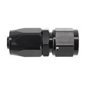 Swivel Hose End Fitting, Straight, Black, -6 AN