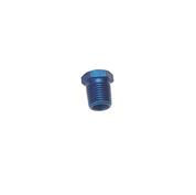 Aluminum Pipe Bushing Reducer Fitting, 1/4 NPT Male to 1/8 NPT Female
