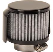 Black Valve Cover Shielded Breather, 1-1/2 Inch