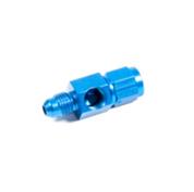 Fitting, Gauge Adapter, Straight, 4 AN Male to 4 AN Female, 1/8 NPT Port