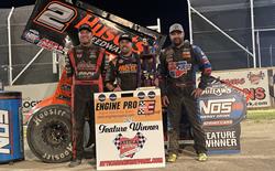 Big Game Motorsports and Gravel Record World of Outlaws Win at Attica Raceway Park