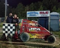 Amantea Captures First Feature Win of the Season at Hamlin Speedway
