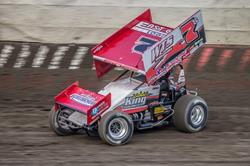 Sides Drives From 25th to 12th to Earn World of Outlaws Hard Charger Award at Thunderbowl