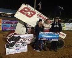 Seth Bergman Tops ASCS/SOS at Hattiesburg Speedway