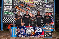 Big Game Motorsports and Gravel Produce Perfect Night at Cedar Lake Speedway