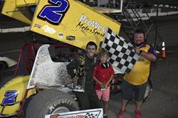 Setters Sweeps Rocky Mountain Sprint Car Series Show at Electric City Speedway
