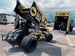 Dominic Scelzi Solid During Debut in Dobmeier No. 13 Sprint Car