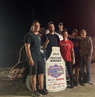 Flud Scores Two Lucas Oil NOW600 Series Wins on Same Night for 11th Time This Season and Laplante Also Victorious During Return to Grayson County