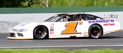 Hallstrom Shows Speed at Thunder Road Before Mechanical Problem
