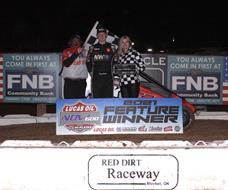 Pursley, Benson and Wiggs Corral Victories During Lucas Oil NOW600 Series Season Opener at Red Dirt Raceway