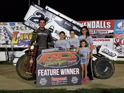 Price Ends Year-Long Drought With LOS 360 Nationals Win at Lake Ozark Speedway