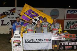 Blake Hahn Captures 34 Raceway Triumph With The Lucas Oil American Sprint Car Series