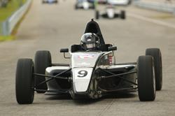 Burke Produces Podium Finish During Road to Indy Formula 2000 Action Before Netting Top 10 in Sprint Car