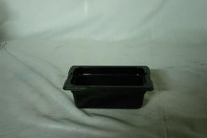 Black Plastic Regular Temp 1/9 Pan 2.5" deep