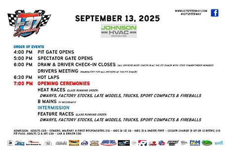 SEPTEMBER 13, 2025; Johnson HVAC night at the races!