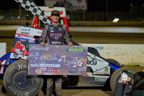 Ricky Lewis Wins Thrilling USCS Feature To Open Merced Speedway’s 2025 Season
