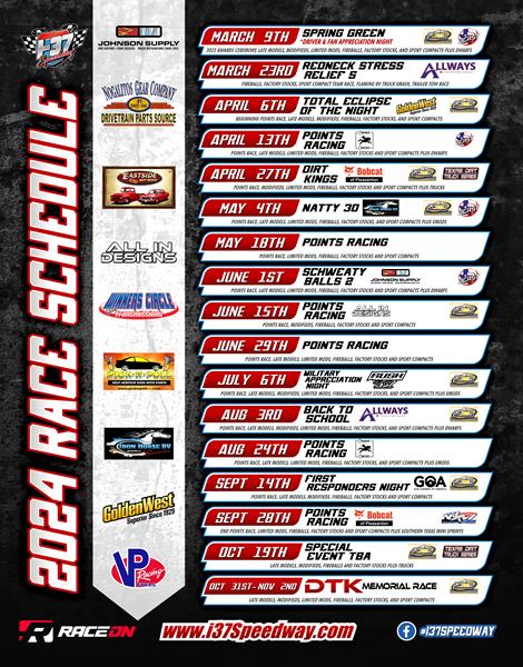 2024 Season Schedule