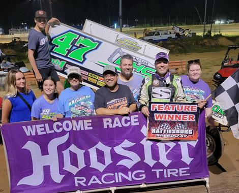 USCS WIN #7 FOR DALE HOWARD AT HATTIESBURG SPEEDWAY