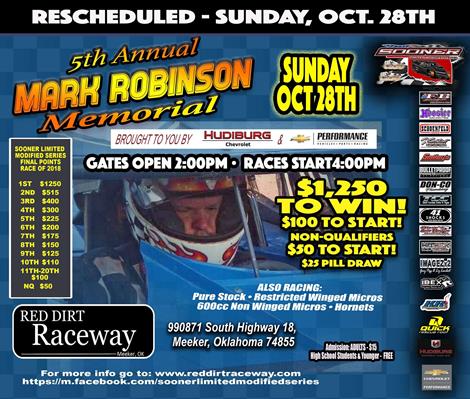 5th Annual Mark Robinson Memorial