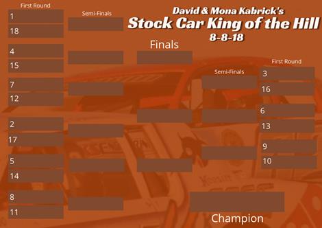 Stock Car King of the Hill 8-8-18
