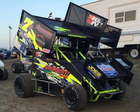 Jake Andreotti Scores First Super 600 Micro Sprint Car Win For a Mother’s Day Gift