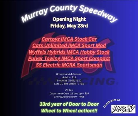 Races are Go at Murray County Speedway
