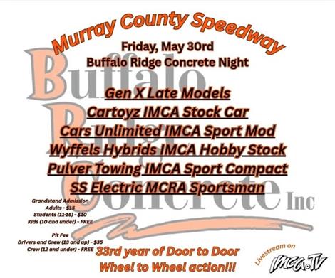 Friday May 30 - Viessman Trucking Gen X Late Models