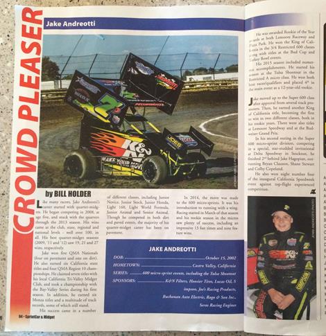 Sprint Car and Midget Magazine feature article