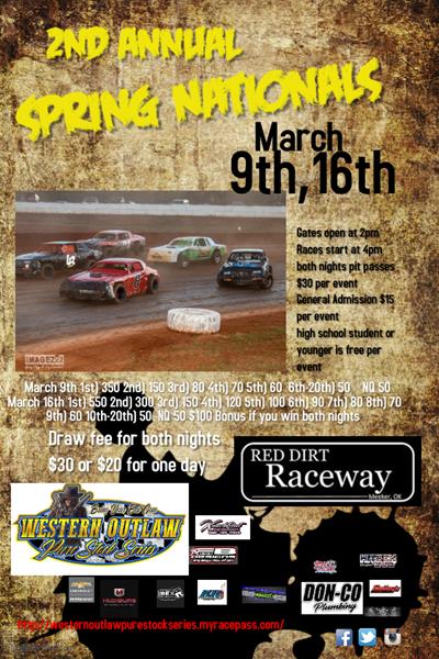 2nd Annual Spring Nationals at Red Dirt Raceway