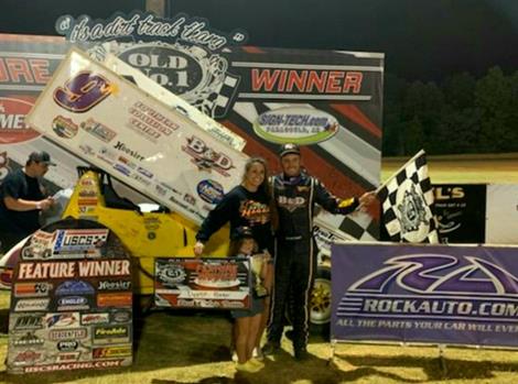 Derek Hagar races to 1st 2021 USCS win at Old No. 1 Speedway on Friday