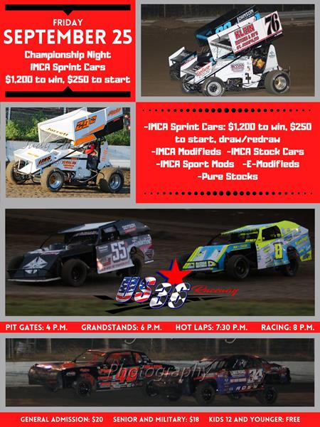 Championship Night this Friday at US 36 Raceway