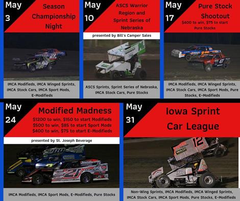 US 36 Raceway Prepares for Jam-Packed May Schedule