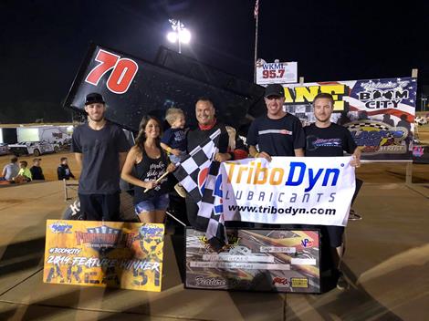 Tucker Tames Fayetteville Motor Speedway for TriboDyn Lubricants Carolina Sprint Tour Triumph