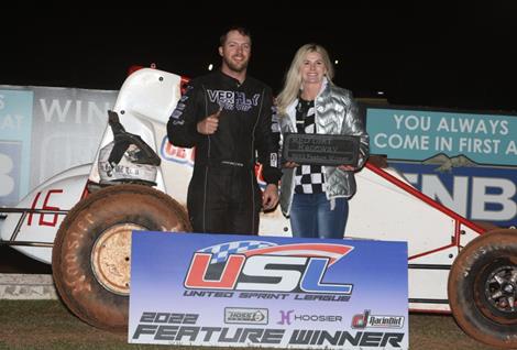 Shebester Dominates United Sprint League Debut At Red Dirt Raceway