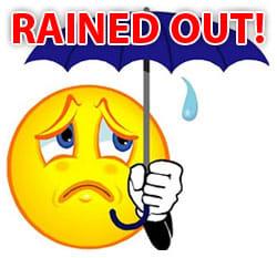RAINED OUT at Hattiesburg on FRIDAY