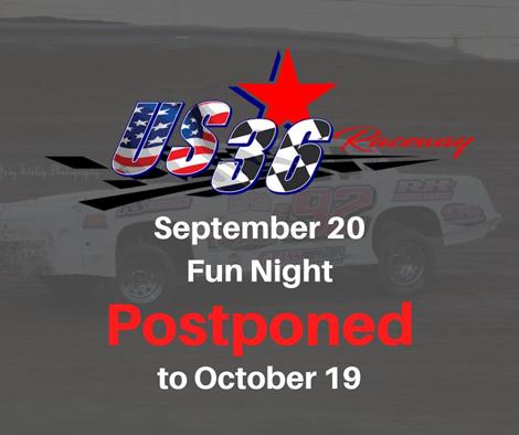 Fun Night Postponed to October 19