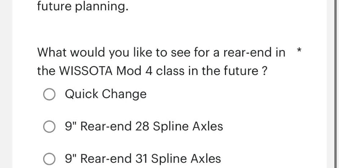 Mod 4 quick change option