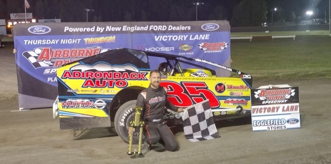 New Dad Mike Mahaney Rolls in 358 Modified Feature...