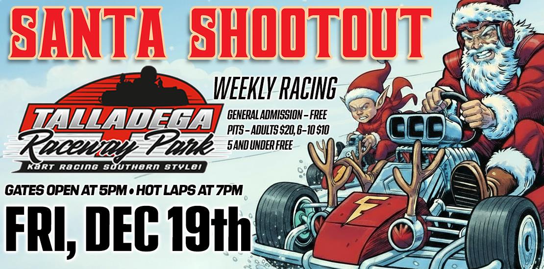SANTA SHOOTOUT AT TRP! December 19th!