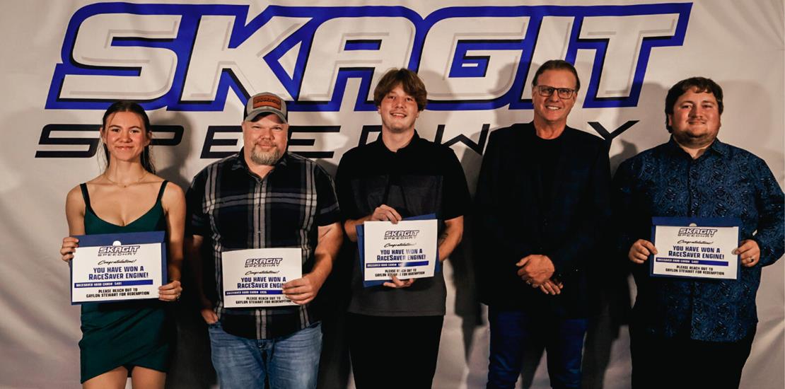 4 RACESAVER ENGINES GIVEN AWAY TO THE SPORTSMAN SP...