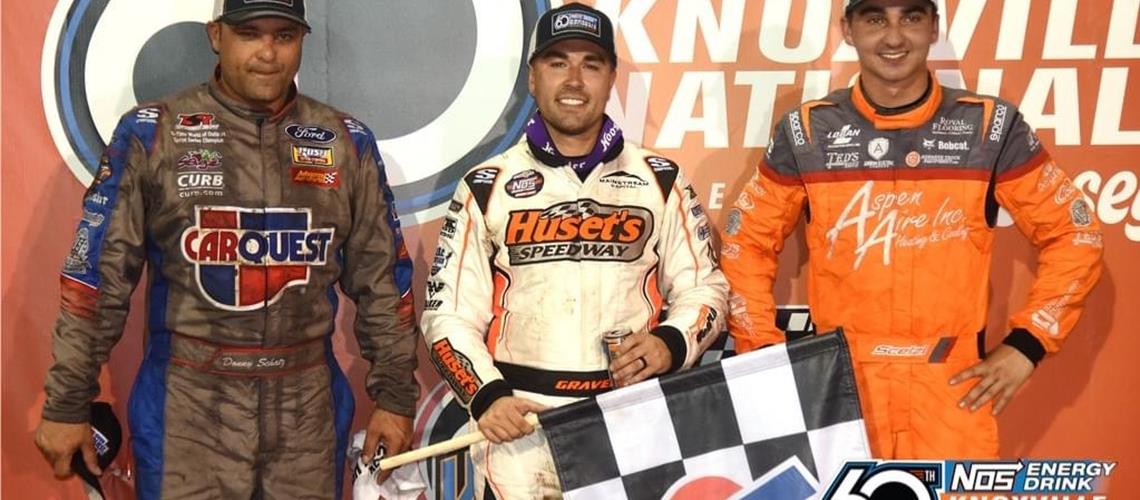 Scelzi Runs Second on Knoxville Nationals Qualifier Night!