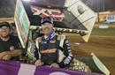 HOWARD TAKES USCS SPRINT CAR  FEATURE AT THE CREEK...