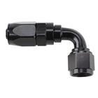 Swivel Hose End Fitting, 90 Degree, Anodized, -6 AN