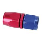 Swivel Hose End Fitting, Straight, Red/Blue, -8 AN