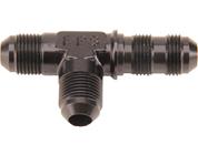 Aluminum Tee-On-Run Fitting, -4 black AN