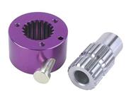 Aluminum Quick Release Steering Wheel Hub, Splined