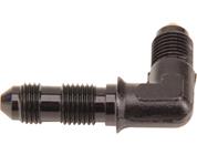 Fragola 483303BL Aluminum Flare Bulkhead Fitting, 90 degrees, -3AN